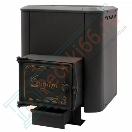 Чугунная банная печь Сибирь-15, конвекционная, с чугунной дверцей (НМК)