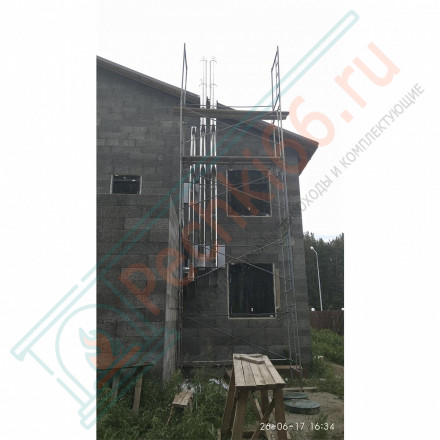 Монтаж дымохода Вулкан