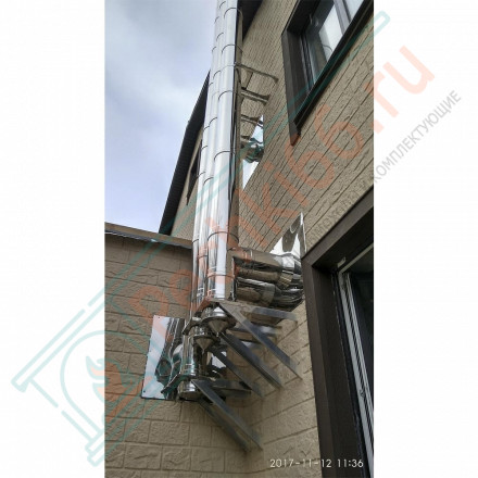 Монтаж дымохода Вулкан