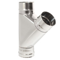 Тройник моно 45° ТРМ(М)-Р (304-0.8) d-200 (ТиС Стандарт) Тройник моно 45° ТРМ(М)-Р (304-0.8) d-200 (ТиС Стандарт)