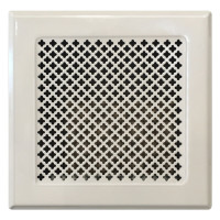 Каминная решетка 170х170, белая (Megaprom)