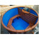 Японская баня Фурако круглая с пластиковой вставкой с внутренней печкой 150х150х120 (НКЗ) в Омске