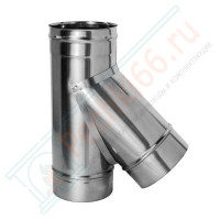 Тройник 45° без изол (НЕРЖ-321/0,5) d-250 (Дымок-Lux)