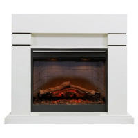 Каминокомплект Lindos - Белый (Высота 985мм) с очагом Symphony 26'' DF2608-INT