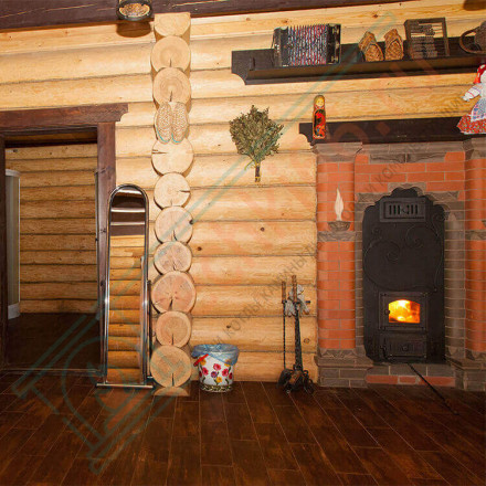 Печь для бани № 03РМ1 с конвекционным подогревом предбанника (Тройка)