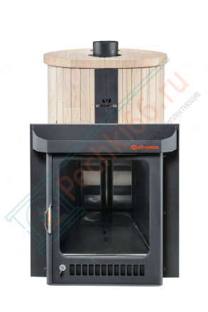Дровяная банная печь Ферингер ОПТИМА "Окаменевшее дерево наборный" до 28 м³