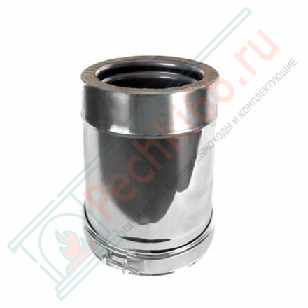 Сэндвич труба для дымохода L=250 (AISI-316L/0,5-AISI-304/0,5) d-200/250 (Craft-GS-25)