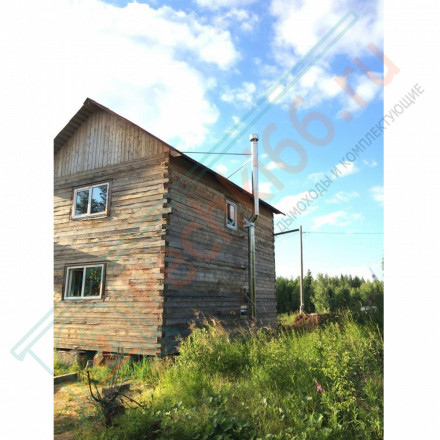 Монтаж дымохода через стену