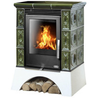 Керамическая печь Helvetia KPI, металлический цоколь, Т/О 6.9 кВт, 2-цвета (ABX)