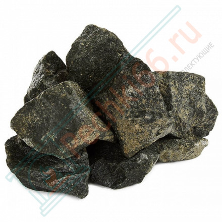 Камень для бани Порфирит колотый, 20 кг (Россия)