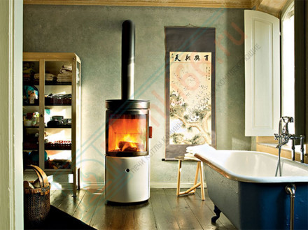 Печь-камин Stub Black, цвет черный (MCZ)