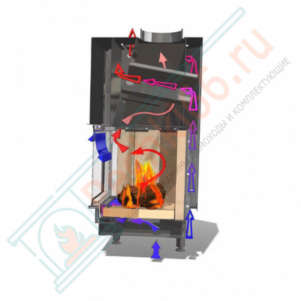 Каминная топка DESIGN DDF1200 (Chazelles) до 22,5 кВт