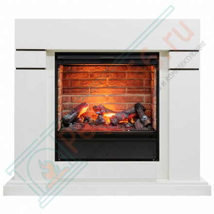 Каминокомплект Lindos - Алебастр с очагом Engine 56-600 BB