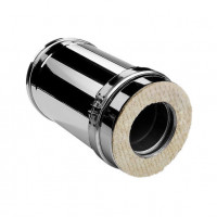 Сэндвич труба V50R с изол L=250 (AISI-321/0,8-AISI-304/0,5) d-300/400 (Вулкан-Cerablanket)