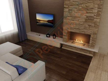 Биокамин автоматический 900 RC INOX (Good Fire)