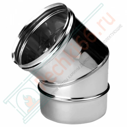 Отвод одностенный 45° (AISI-310S/0,8мм) d-120 (Вулкан)