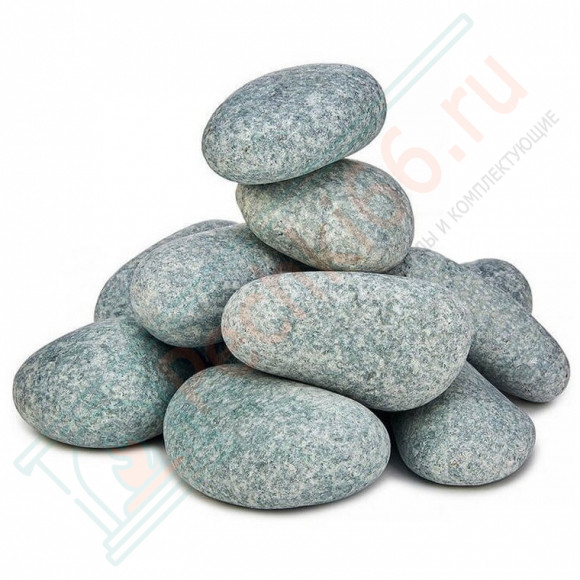 Камень для бани Жадеит шлифованный мелкий, м/р Хакасия (коробка), 10 кг в Омске