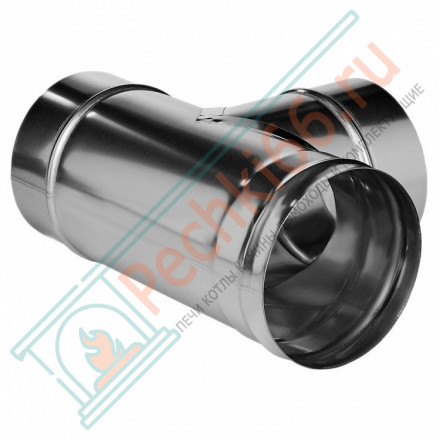 Тройник 90° без изол (НЕРЖ-321/0,5) d-120 (Дымок-Lux)