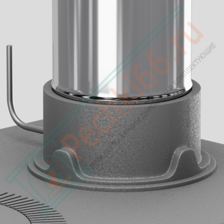 Чугунная печь Бахта, серый (ProMetall)
