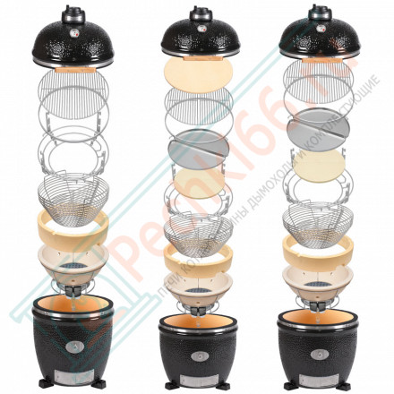 Гриль керамический Classic Pro Black (Monolith)