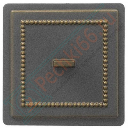 Дверца прочистная чугунная 237, бронза (Везувий)