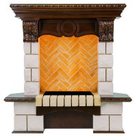 Портал Pierre Luxe - Темный дуб / Шампань (Высота 975мм)