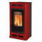 Печь-камин Flo, цвет бордовый (La Nordica)