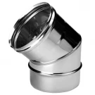 Отвод одностенный 45° (AISI-310S/0,8мм) d-250 (Вулкан)