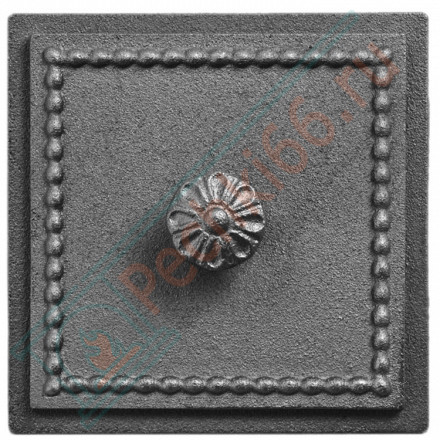 Дверца прочистная чугунная 235, антрацит (Везувий)