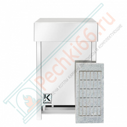 Электрокаменка Karina ECO горизонтальный в камне талькохлорит 220В (KARINA) до 12 м3