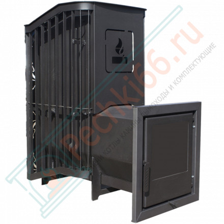 Печь банная Терма Каменка мини удлиненная топка, С/Д (Варвара)