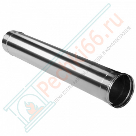 Труба прямая L=1000 без изол (НЕРЖ-321/0,8) d-150 (Дымок-Lux)