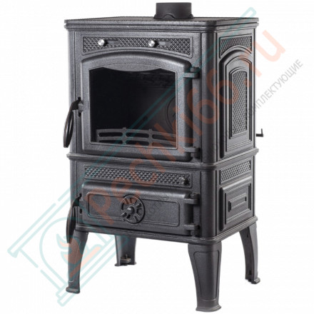 Чугунная печь Dacha ll c варочной поверхностью (FireWay)