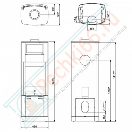 Печь-камин Scan 65-5 (Scan)