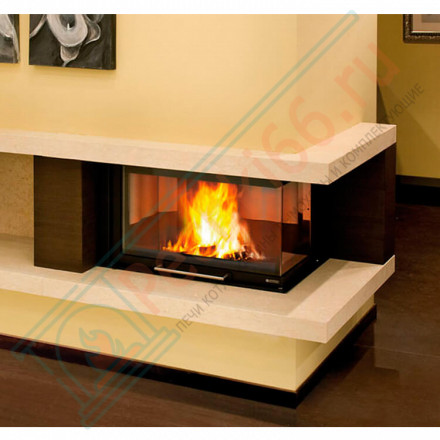 Каминная топка MONOBLOCCO 800 ANGOLO, стекло слева (La Nordica)