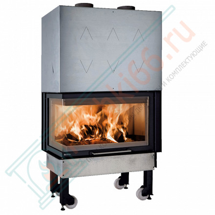 Каминная топка MONOBLOCCO 800 ANGOLO, стекло слева (La Nordica)