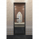 Стеклянная дверь DoorWood «Хамам Прозрачная» в черном профиле 1800х700 (по коробке) Стеклянная дверь DoorWood «Хамам Прозрачная» в черном профиле 1800х700 (по коробке)