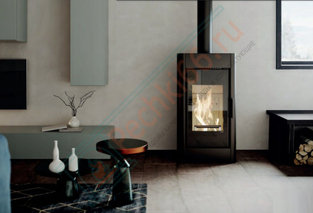 Печь-камин Solum, коричневая сталь (Defro-Home) 9кВт