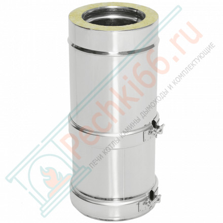 Труба телескоп Термо L300 – 450 ТТТ-Р (304-0.8/304) d-180/280 (ТиС Стандарт)