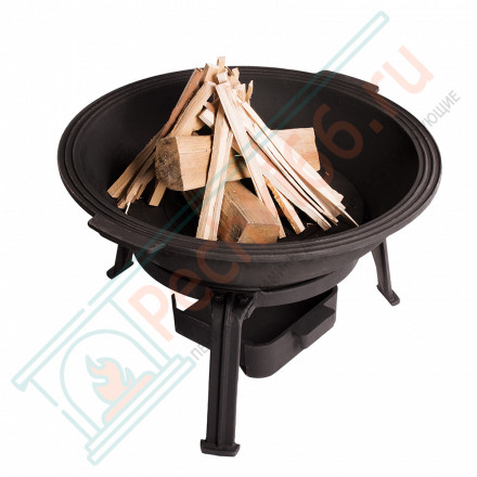 Чугунная костровая чаша-гриль (Литтех)