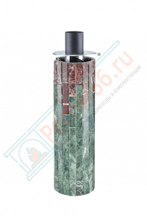 Дымоход - конвектор Змеевик + Россо Леванте, d-115, L=1000 мм (Feringer)