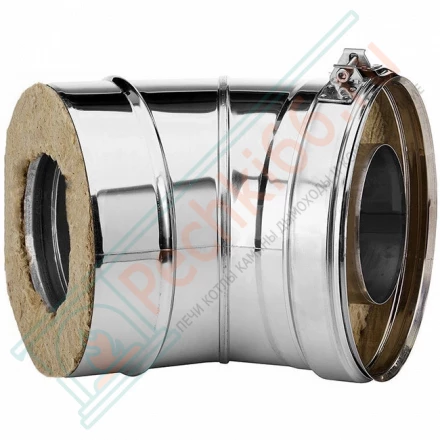 Отвод 30° V50R с изол (AISI-310S/0,8-AISI-304/0,5) d-180/280 (Вулкан-Cerablanket)