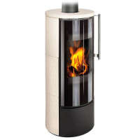 Печь-камин Irun рельефная керамика (Romotop)