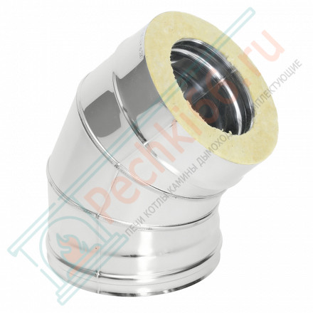 Отвод Термо 45° ОТ-Р (316-0.5/304) d-200/260 (ТиС Промо)