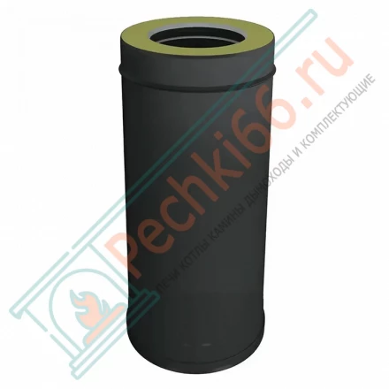 Сэндвич труба V50R с изол L=500 (AISI-321/0,8-ОЦИНК-RAL/0,5) d-104/200 (Вулкан)