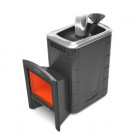 Печь для бани Гейзер Супер Inox Витра ЗК антрацит (T.M.F) до 18 м3