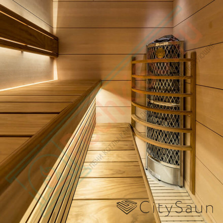 Печь для сауны угловая Corner IKI 9 кВт (140 кг камней)