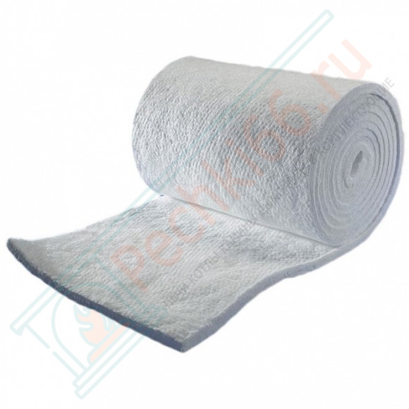 Одеяло огнеупорное керамическое иглопробивное Blanket-1260-128 610мм х 13мм - рулон 14600 мм (Avantex) в Омске