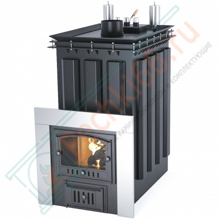 Печь для бани Домна-45К в талькохлорите (ИзиСтим)