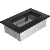 Решётка вентиляционная каминная черная 110х170 117C (Kratki)